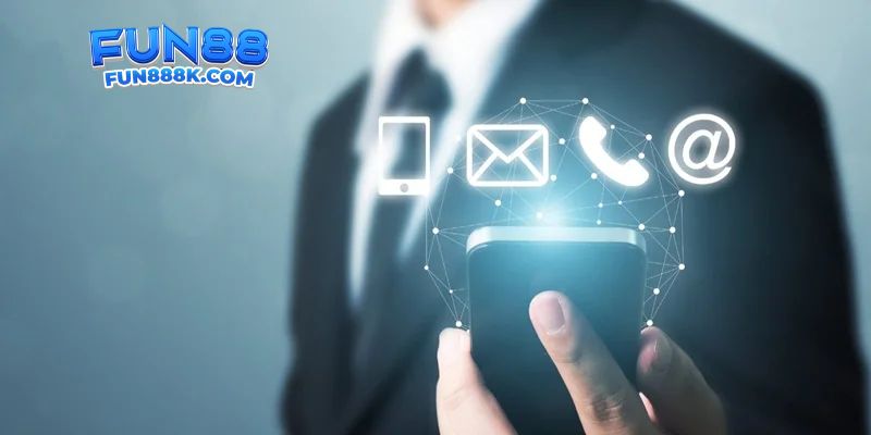 Liên hệ hỗ trợ của Fun88 rất nhanh chóng và tiện lợi