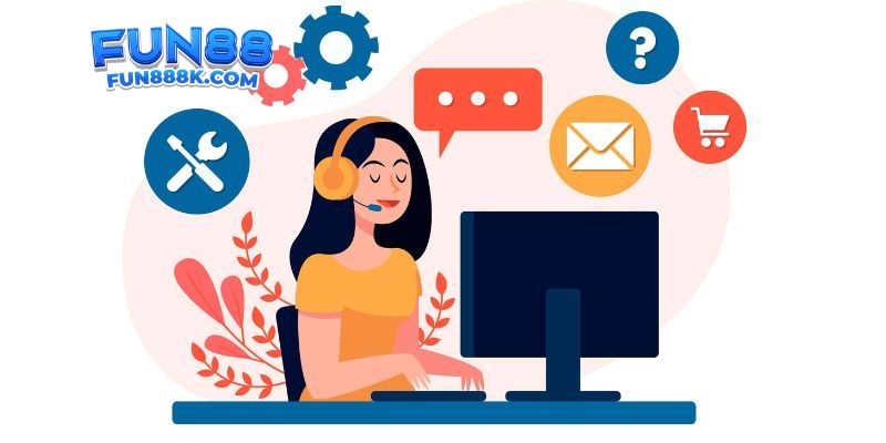 Liên hệ với hỗ trợ Fun88 qua số Hotline
